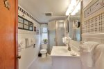 Bathroom with Shower at Sandpiper Cottage